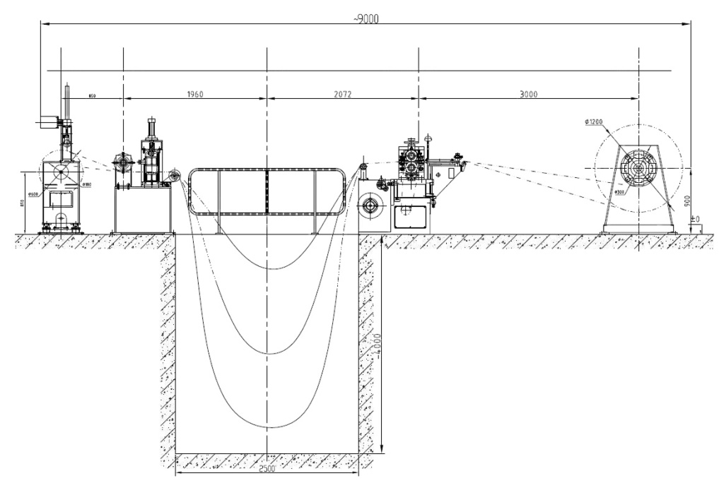 Чертеж оборудования XE-ZJX-500