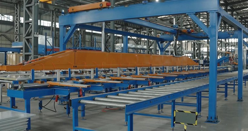 Оборудование для укладки и упаковки профиля