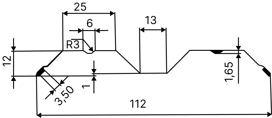 Чертеж изделия HWM-433