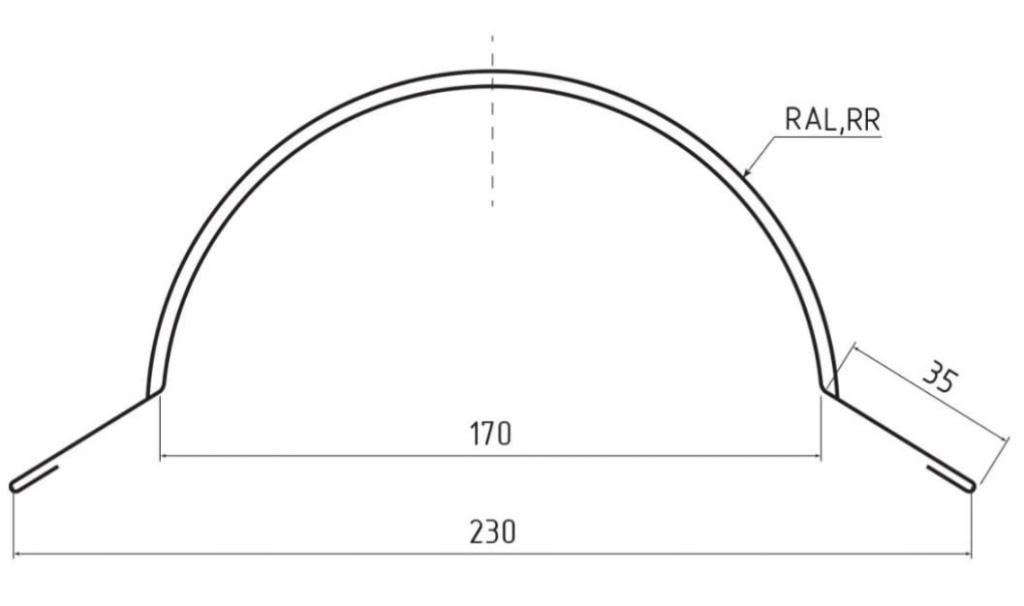 Чертеж готовой продукции PKK-230