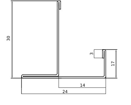 Чертеж изделия LW17-24-30