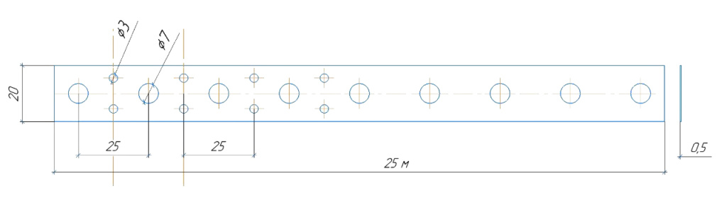 Чертеж изделия HWM-439