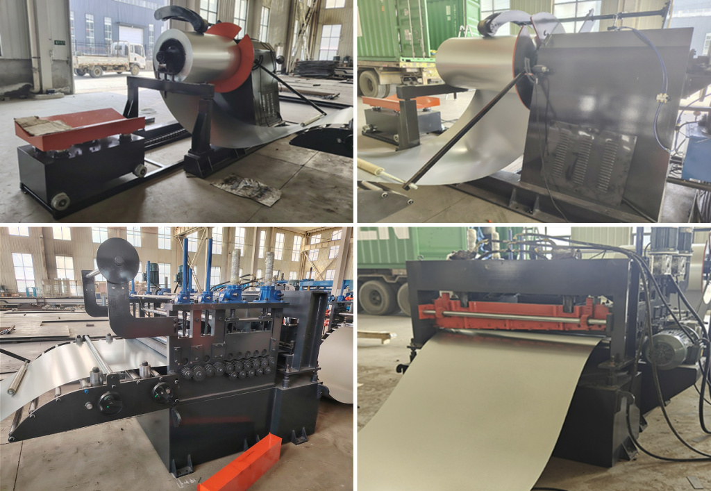 Линия для продольно-поперечной резки рулонной стали SZ-1.0-10T