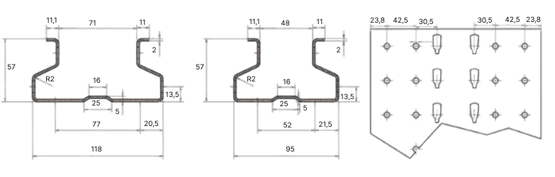 Чертеж изделия GCF-424
