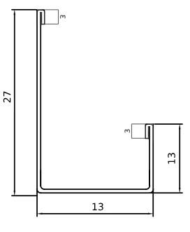 Чертеж изделия LW13-13-27